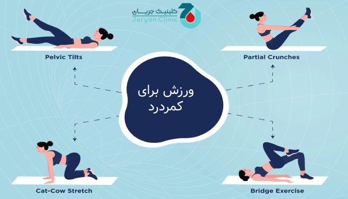 بهترین ورزش برای کمردرد