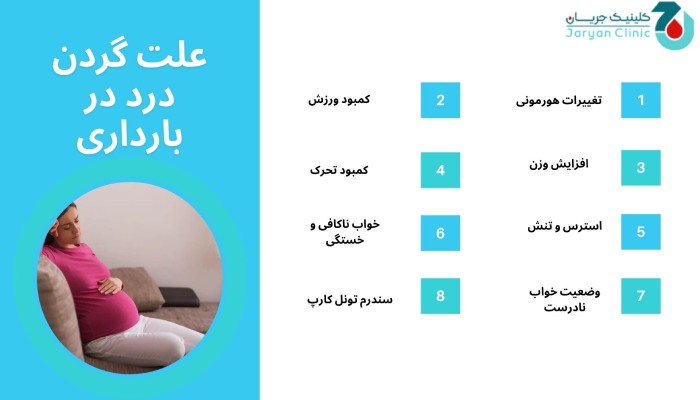 علت گردن درد در بارداری
