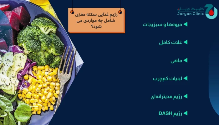 رژیم غذایی سکته مغزی چیست؟