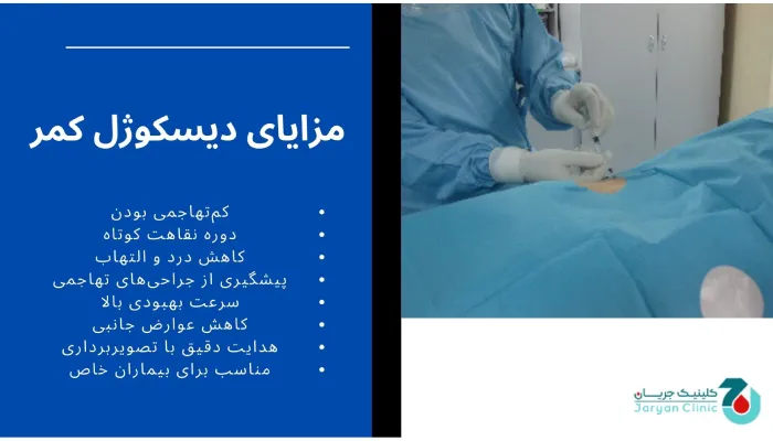 مزایای دیسکوژل کمر 
